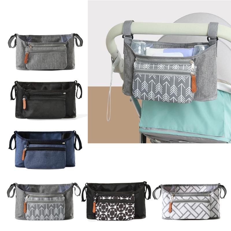Baby Stroller Bag with Separate Pocket Diaper Bag Waterproof Mommy Travel Bag Maternity Organizer Bag