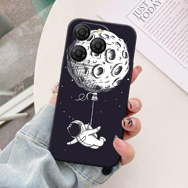 For Blackview Shark 9 Phone Case Astronaut Silicone Camera Protection Back Cover For Blackview Shark 8 9 Shark8 Funda Coque
