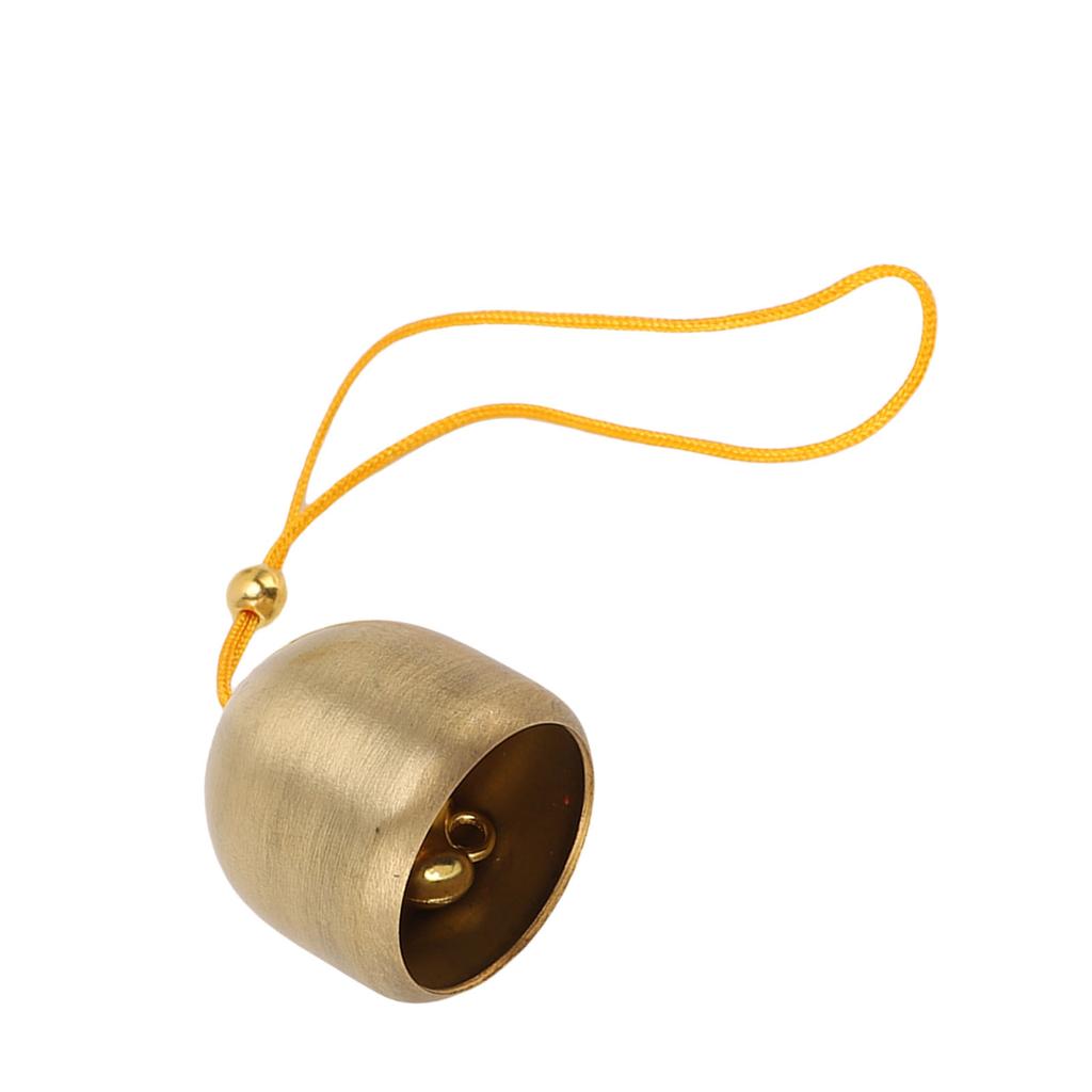 Hanging Bell Brass Clear Crisp Sound Versatile Bag Decor for Students Outdoor Enthusiasts Gift