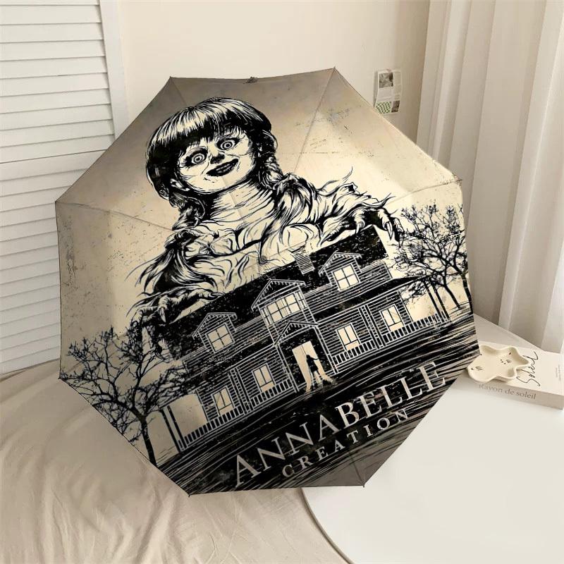

1PC Annabelle Creation Umbrella-8-Rib Reinforced, Automatic Open, Lightweight & Durable-D2698