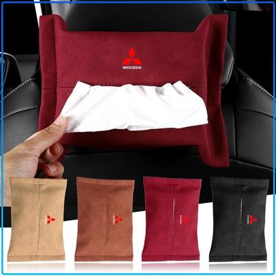 Car Tissue Box Holder Sun Visor Seat Back Accessories Suitable For Lancer Lancer ASX Outlander 2 3 Pajero Mirage Exzos Pajero 4