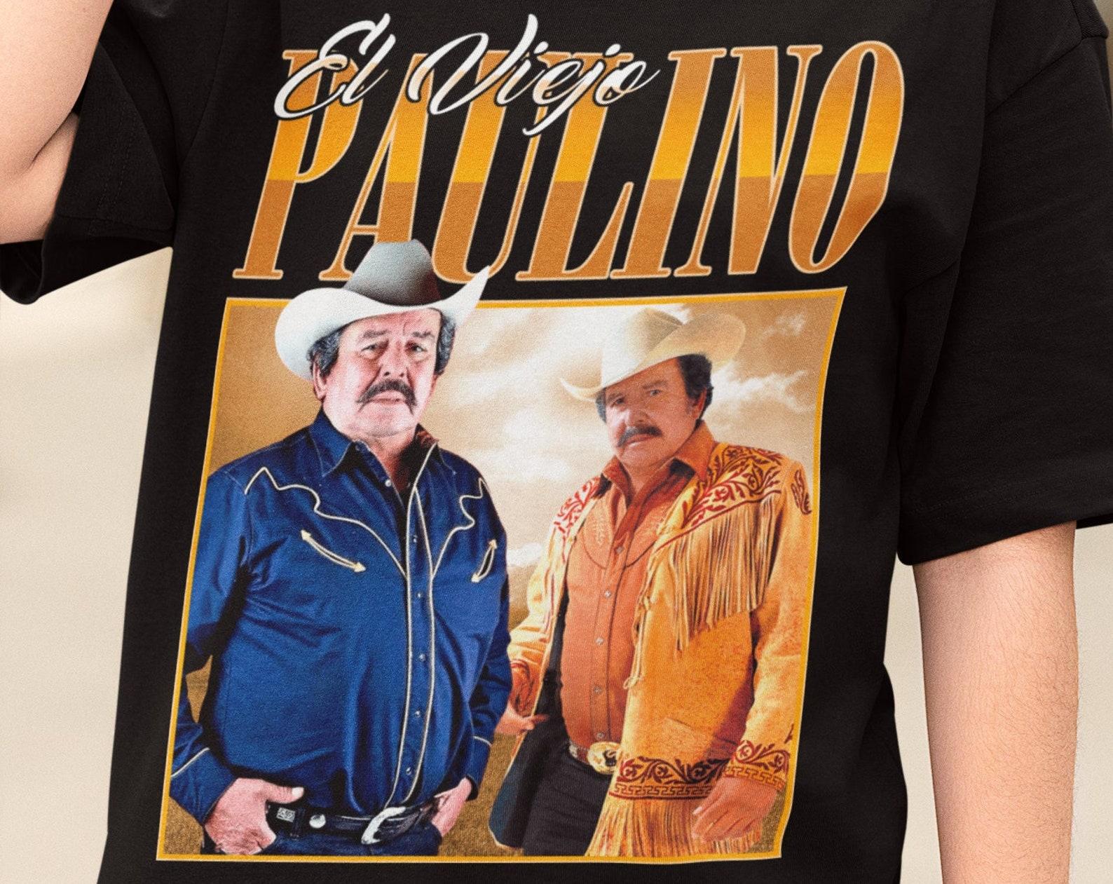 El Viejo Paulino Julian Garza Vintage Retro Unisex T-Shirt | Julian Garza Fan Gift | Regional Mexico Fan Shirt | Viejo Paulino Tee | DadGift XL