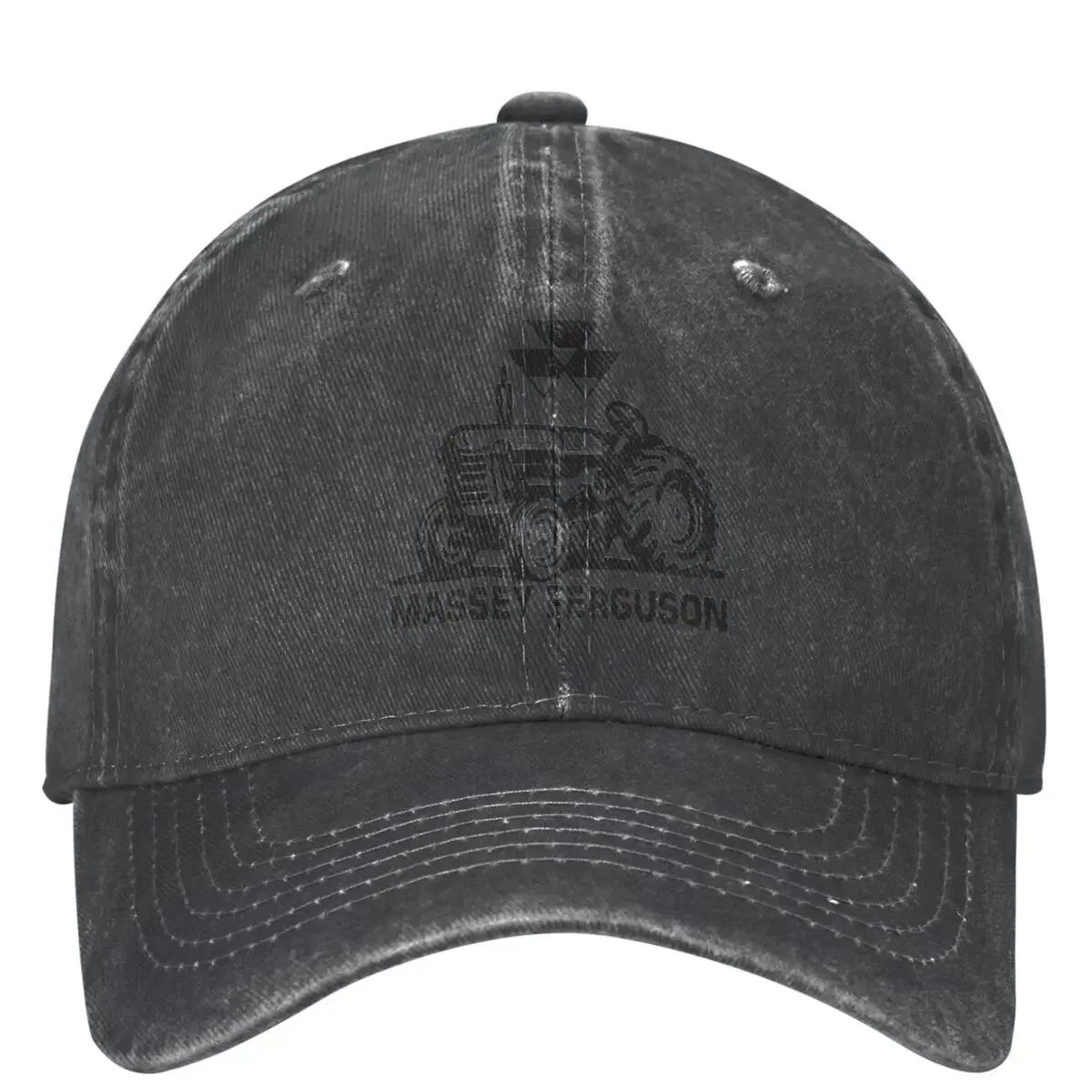 XIXIGO Cap Massey Ferguson Tractor Landbouw Logo Baseballpet Jagen y2k Retro Hip Hop Papa Hoeden Mannen Volwassen Casual Zonbescherming Petten One Size