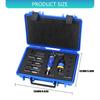 Adjustable Depth Stop Counterbore Drill Bit Set Countersink Drill Bit For Precise Woodworking 3.2mm To 4.8mm Tapered Bit