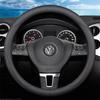 W14Car Steering Wheel Cover For Volkswagen VW Atlas Golf 8 Mk8 Polo Jetta Passat B9 Tiguan Auto interior accessories