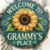 Vintage Welcome To Grammy Awards Tin Sign 7.8x7.8 Inch Retro Metal Poster Wall Art Home Bar Garage Man Cave Decor