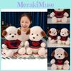 Adorable Dressed Teddy Dog Plush Toy Children Companion Bedtime Gift Soothing
