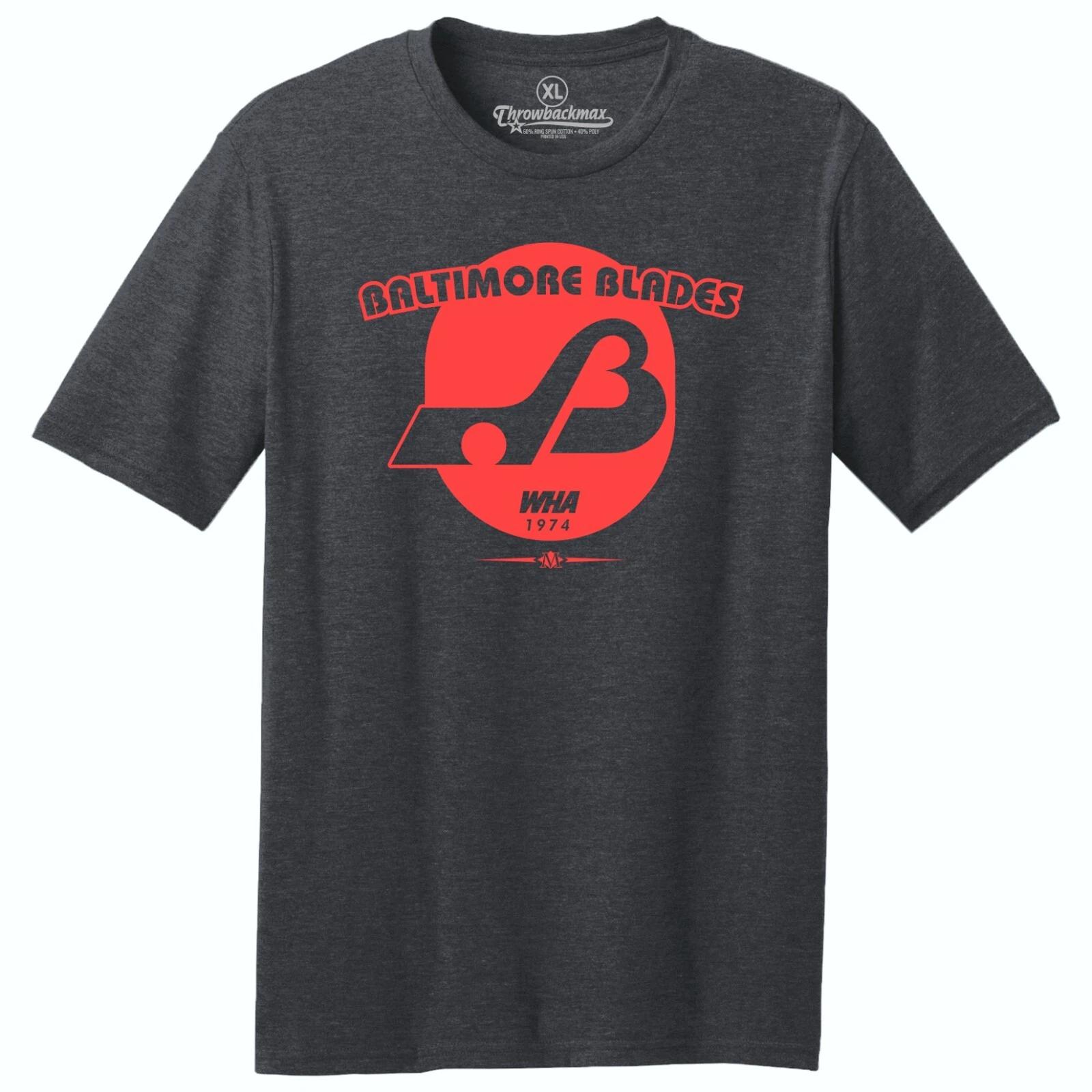 Baltimore Blades WHA 1974 Hockey TRI-BLEND Tee Shirt 3XL
