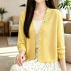 2026 Summer Ice Silk Hollow Knit Cardigan - Women's Lightweight Long/Short Sleeve Sun Protection Jacket