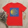 Unisexs TShirts El Camino De Santiago Hiking Funny Pure Cotton Tees Short Sleeve St James Way T Shirt Round Neck Clothing Print
