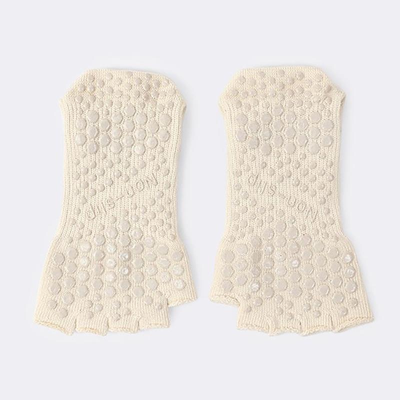 Women Half Toe Ballet Yoga Socks Non-Slip Peep Toe Anti-Slip Pilates Ankle Grip