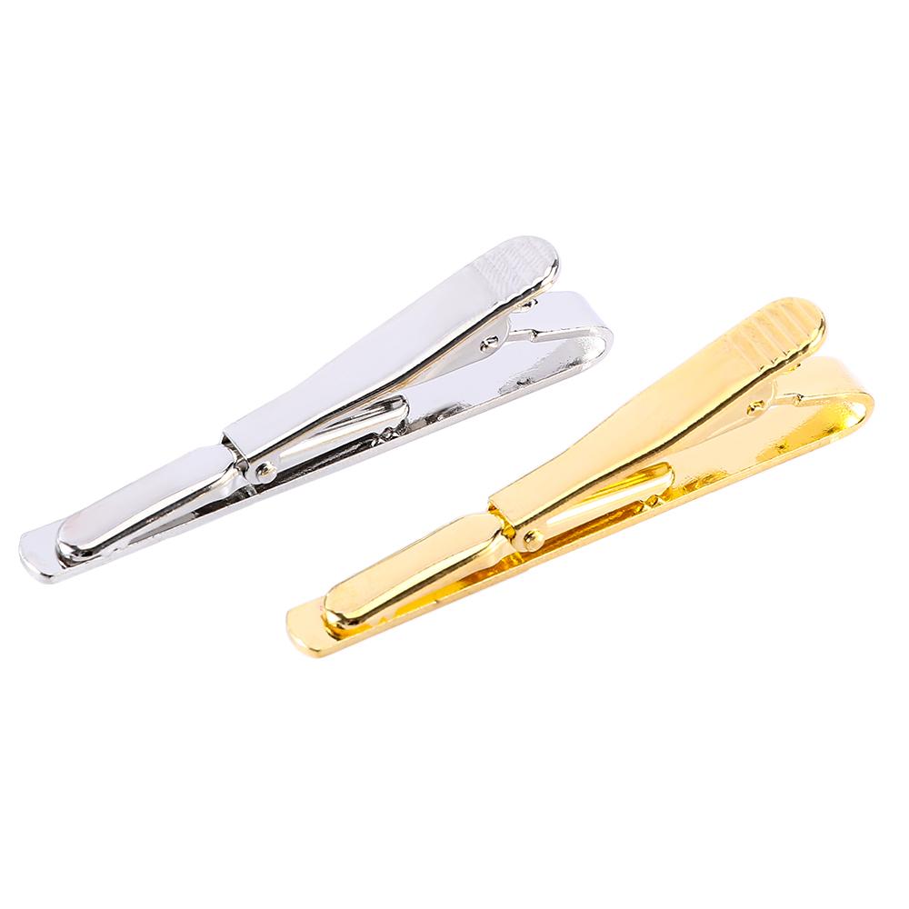 Hot Sale Simple Silver Gold Toned Practical Metal Tie Clip Pin for Men Gift Suit Clip Necktie Clasp