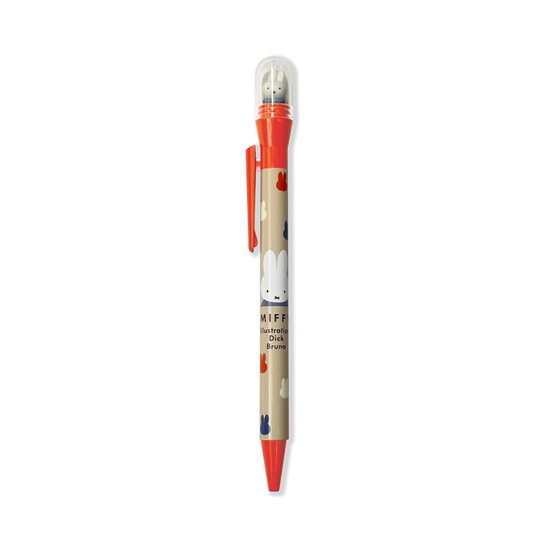 

square miffy oil ballpoint pen 0.7 Kururin ballpoint pen red BS24-16