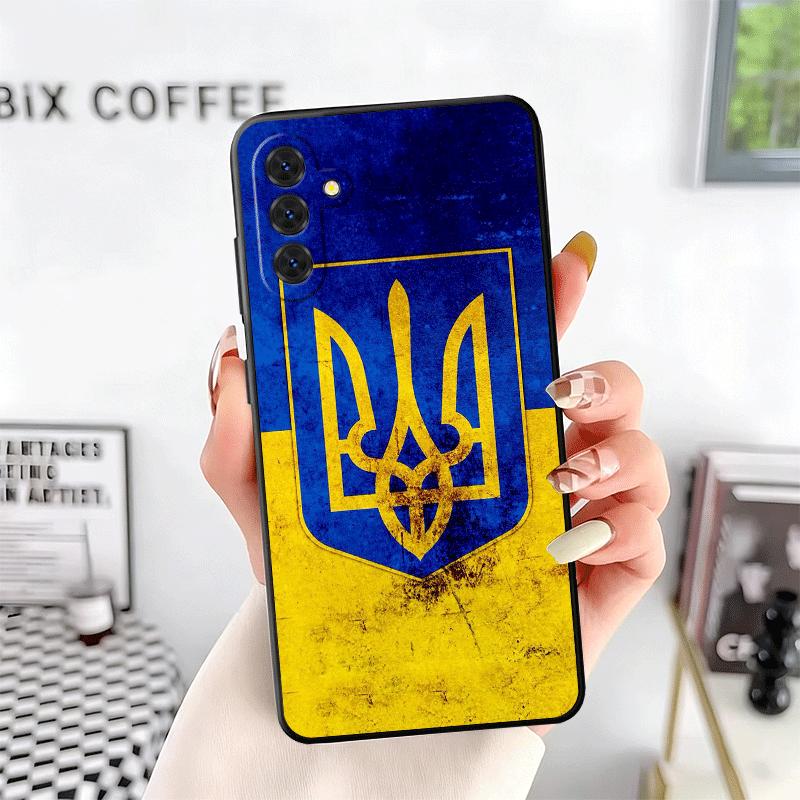 Ukraine Aesthetic Soft Phone Case for Samsung A17 A37 A57 A16 A26 A36 A56 A15 A25 A35 A55 A14 A24 A34 A54 A13 A23 A33 A53 A52 A1