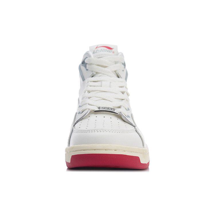 Li Ning 937 Vintage Basketball Shoes Women's High Top Ecru AGBR026-1