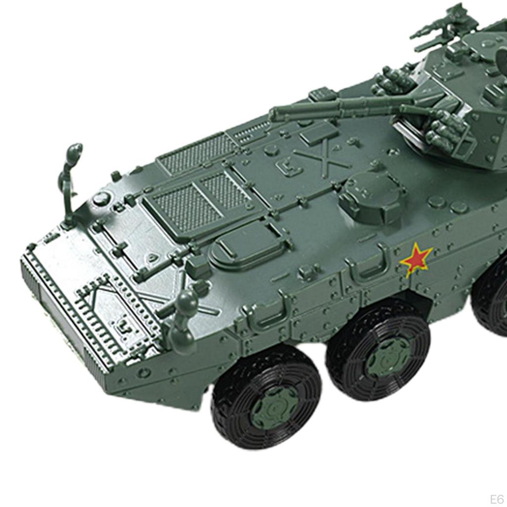 1/72 4D Tank Model Chariot Crafts Education Toy, Miniature Tracked Crawler for Adults