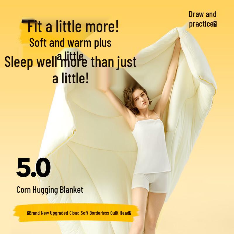 

Letsleep Cloud Soft Pillow and Corn Fiber Quilt Set