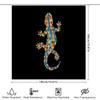 Lizard Pattern Shower Curtain Modern Geometric Reptile Nature Bathroom Decor Backdrop Washable Waterproof Home Textile