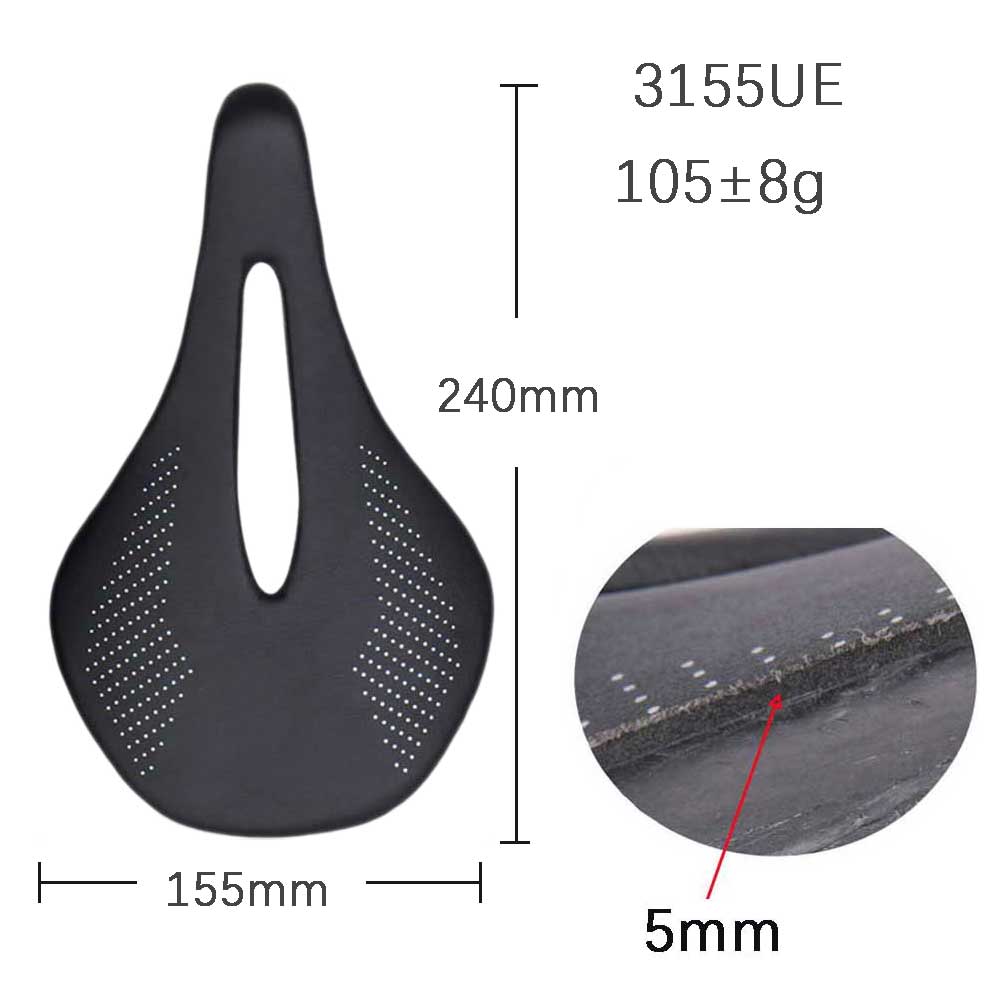 Elitaone Carbon Saddle Super Light 90g MTB/Road Bike Saddles 240x143mm UD Carbon Finish Bicycle Seat