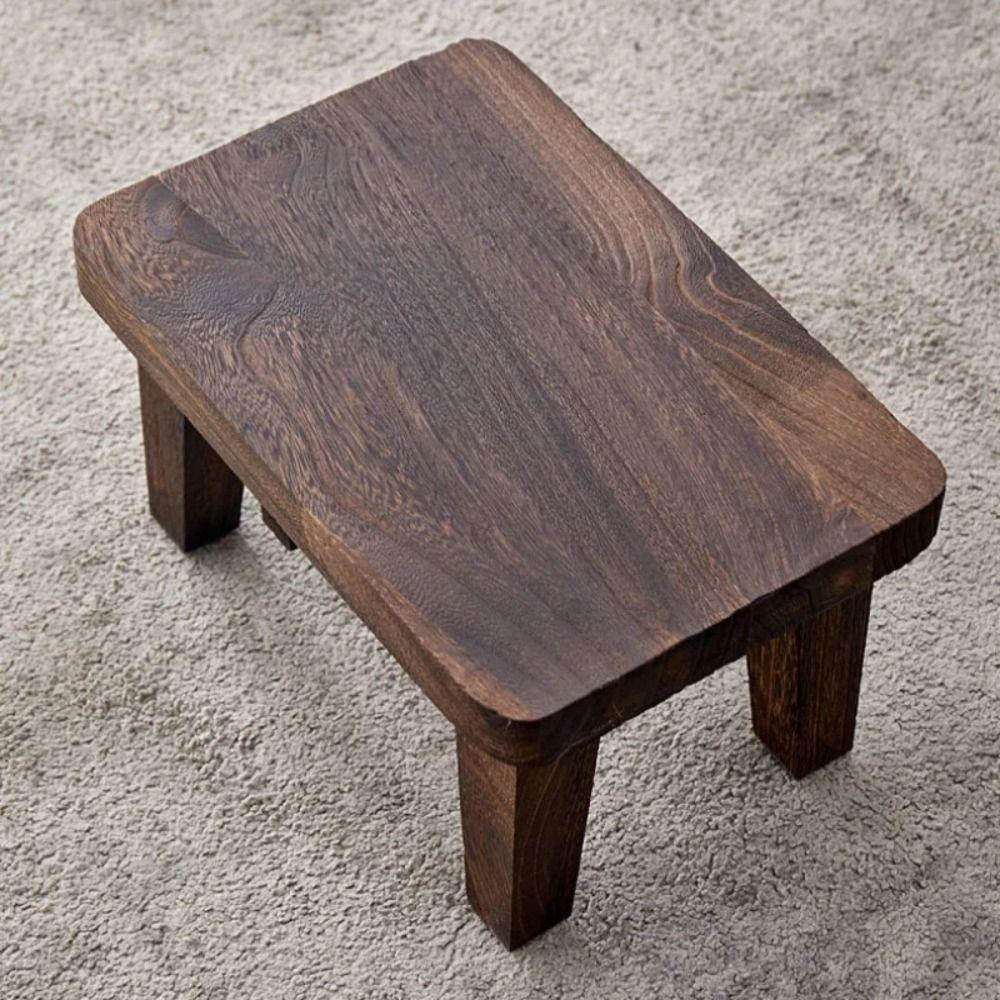 Japanese-style Small Stool Solid Wood Home Low Stool Coffee Table Shoe-changing Stools Indoor