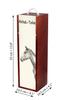 Akhal-Teke - Wine Box with a Horse, Alcohol Box with Graphics, Personalized Gift Box from the Art-Dog Brand