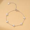 925 Silver Multi Layer Coil Bracelets for Women Girls Simple Design Snake Chain Bangles Fashion Party Jewelry Gifts