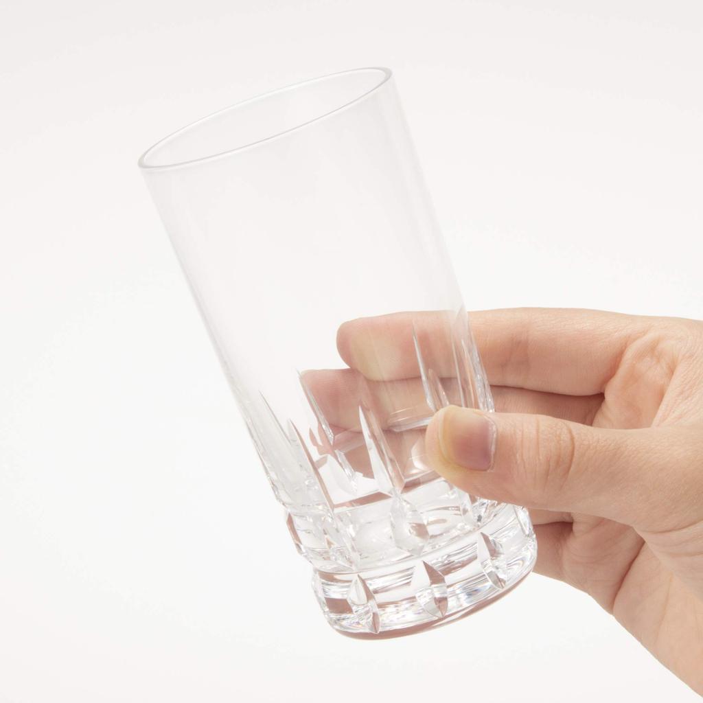 Toyo Sasaki Glass Drikkeglass Krystallglass 6 Drikkeglass 185ml Sett med 60 Laget i Japan Tåler oppvaskmaskin Knusesikkert Glasskopp Ølglass Highball