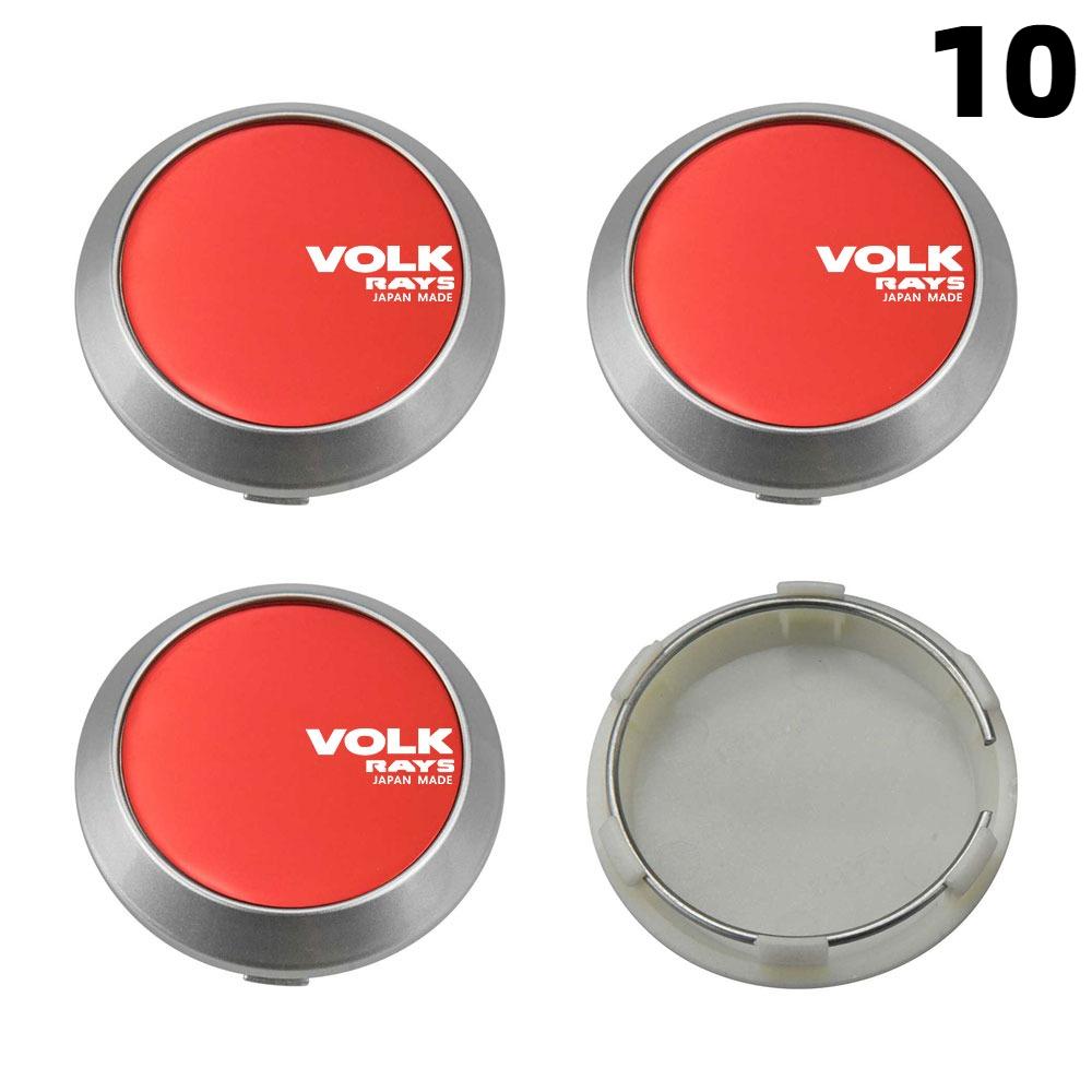 DBS3 4PCS New 64MM OD / 60MM ID Cap For Rims RAYS VOLK VR GRAM Emblem Wheel Center Cap Sport Car Logo Wheel Cover Hub caps