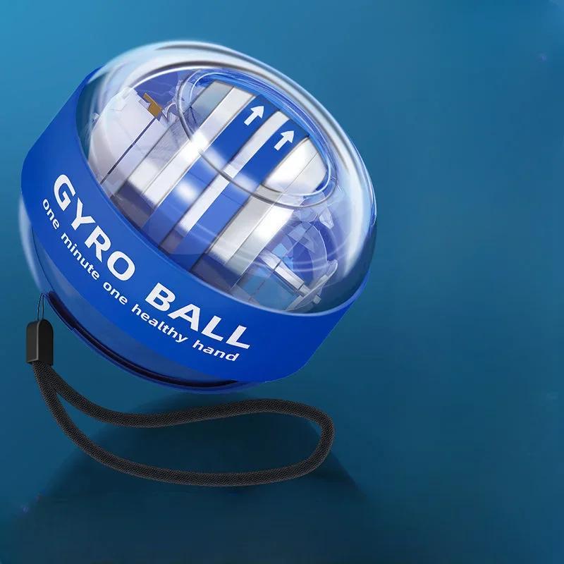 

Wrist Power Ball LED Auto-Start Grip Gyro Ball Gyroscope Trainer Hand Muscle Relax Arm Fitness Home Exercise Sport Equipment синій