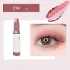 New 2 In 1 Velvet Eye Shadow Stick Lazy Eyes Make Up Double Gradient Professional Waterproof Shimmer Metallic Eyeshadow Women