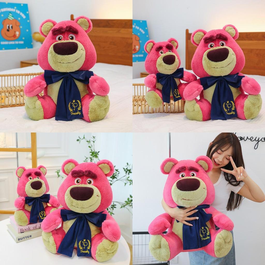 Bear Bow Lots Plush Toy Cute Cartoon Girl Children Birthday Holiday Gift Doll