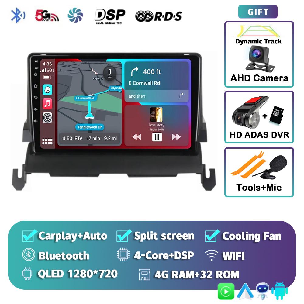 Android 14 Carplay Auto 4G+WIFI Car Radio For Dodge Journey 2009 2010 2011 2012 Multimedia Video Player 2din GPS Stereo Audio BT