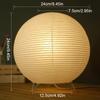 1PC Eco-Friendly Nordic Lighting Paper Lantern Table Lamp Scandinavian Paper Lantern Bedroom Decor