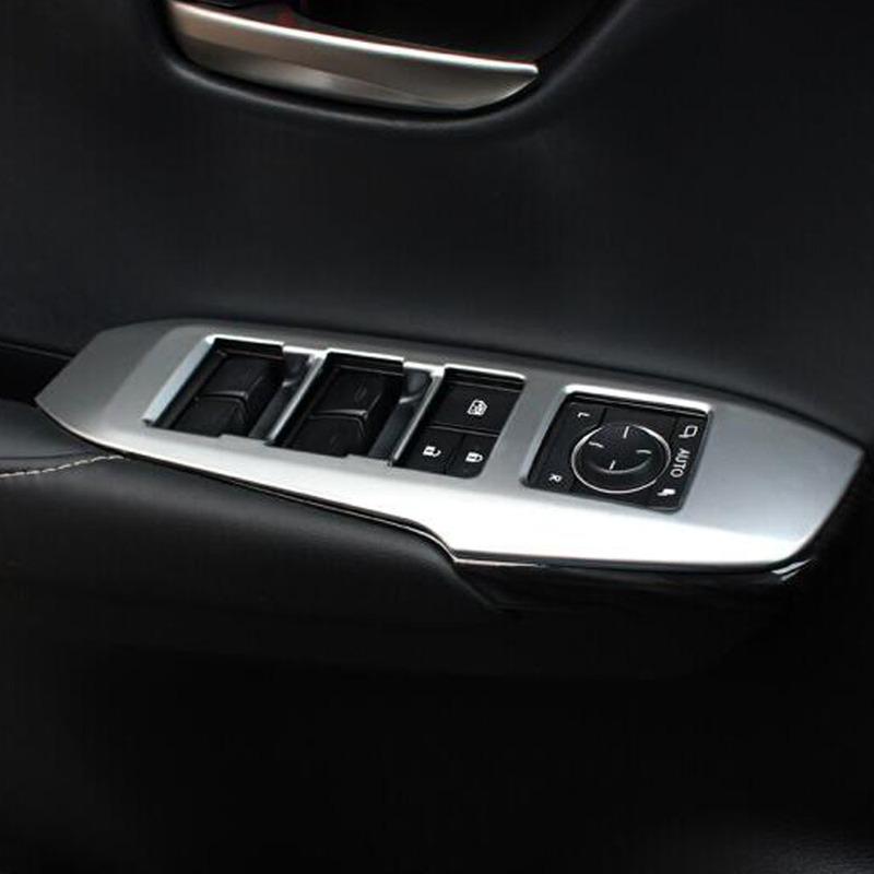 For Lexus NX 200 200t 300h 2015 2016 2017 2018    Window Switch Panel Covers Inner Door Armrest Glass Button Trim