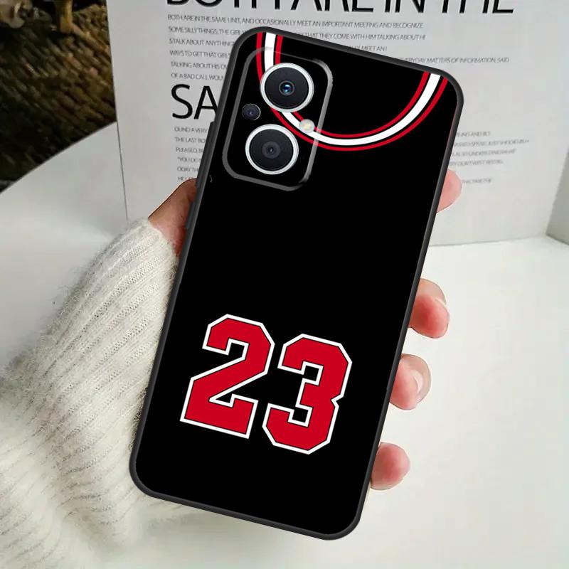Basketball Number 23 Case For OPPO Reno 8T 4Z 5Z 8 10 11 Pro 4 5 6 7 Lite OPPO Find X6 Pro X3 X2 X5 Lite Cover
