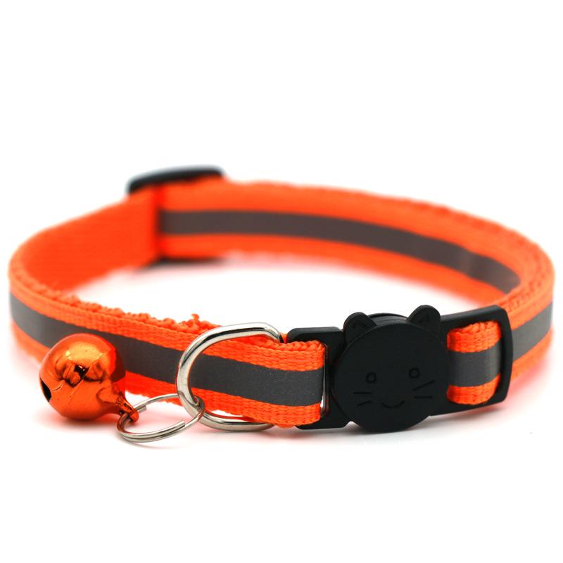 Reflective Cat Ear Safety Collar with Detachable Bell