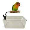Adjustable Bird Training Perch With Easy Mounting Clip On Design for Cage Table Bird Standing Perch Cage Accessories