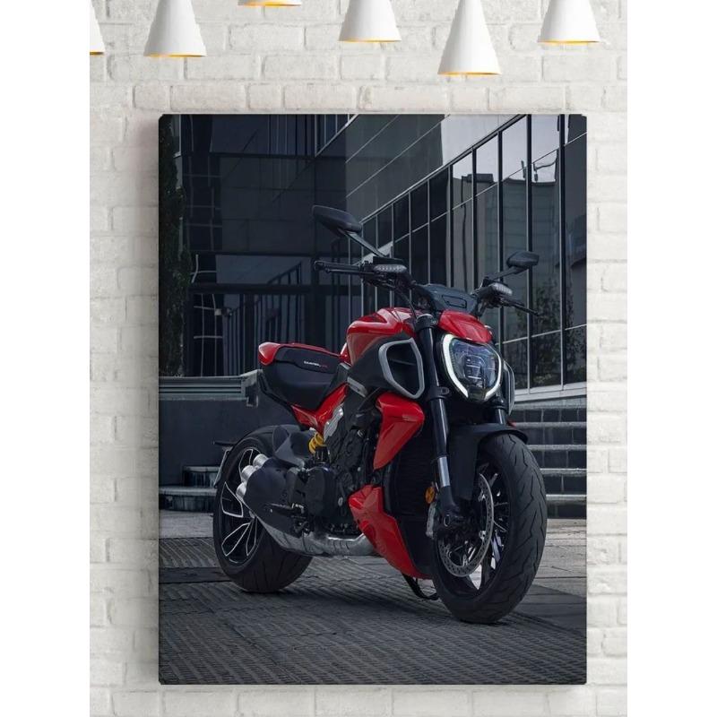 

Полотно зі стінописом мотоцикла, Картина для декору інтер єру