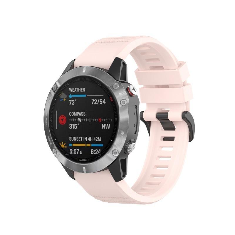 Silikonarmband Für Garmin Fenix 6 6S 6X 5X 5 5S 3 3HR Forerunner 935 945 Schnellverschluss-Silikonarmband für 26mm 22mm 20mm Armband