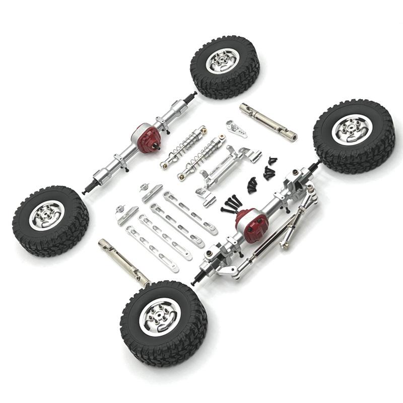 Mangniu MN82 Remote Control Car Metal Upgrade Kit for Parts Replacement