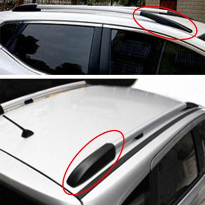 Cubierta de portaequipaje de techo + hebillas aptas para Nissan Qashqai 2008-2015 Carcasa protectora de portaequipaje de techo Accesorios de automóvil de repuesto directo