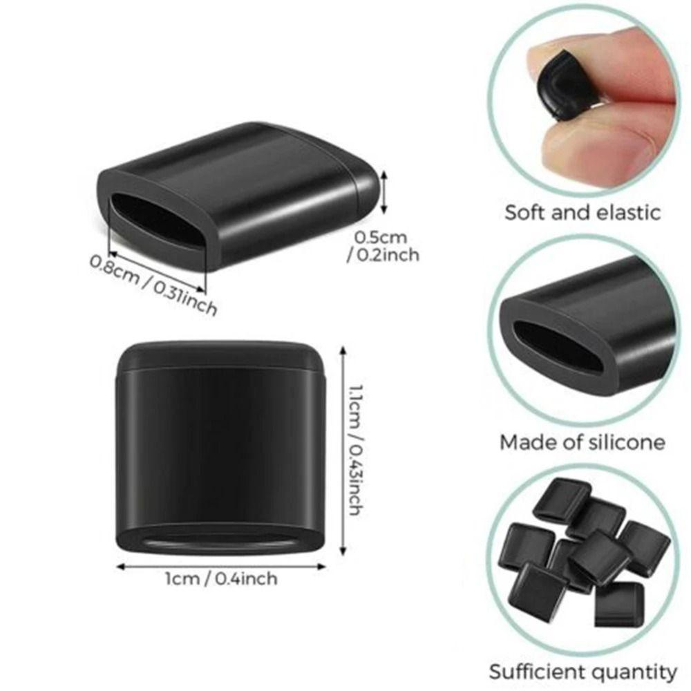 10Pcs Silicone Air Fryer Rubber Bumpers Replacement Detachable Air Fryer Protection Cover Anti-Scratch BBQ Pan Tray Rubber
