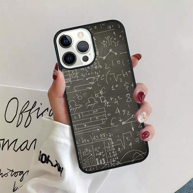 Science Math Physics Formulas Phone Case Cover For iPhone 17 Air 15 16 Pro Max 14 13 12 11 Pro Max Plus Coque