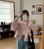 Korean-Style Pink Women's Spring Baseball Jacket - Lightweight, Loose-Fit, Casual, High-End Design