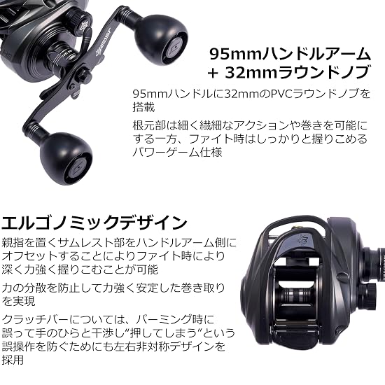 Abu Garcia Beast LP Beast 300 High Gear Baitcasting Reel Low Profile Bass Saltwater Monster Fish Big