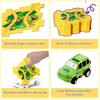 25PCS Puzzle Racer Kids Car Track Play Toy Set, Set with Vehicles, Railcar Track for Boys&girls, Preschool Christmas Games Gift