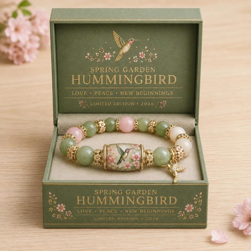 2026 Liebe Und Frieden Frühlingssegen Armband Geschenk Verstellbarer Inspirierender Anhänger Schmuck Mit Kolibri Sonnenblume Biene Geschenk