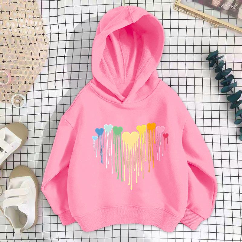Trendy Dětská Mikina s Spuštěnými Rameny - Unisex Jarní/Podzimní Volný Střih Top 2025