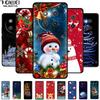 Christmas Phone Cases For Honor X9c 5G Case Shockproof Silicone Soft Black Cover Christmas Tree for Honor X9c 6.78'' Shell Paras