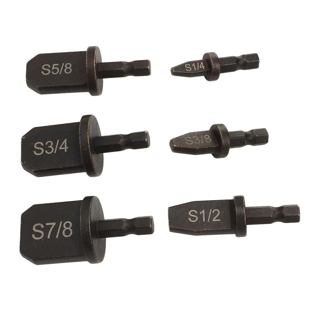 Air Conditioner Tube Reamer Rugged Copper Pipe Expanding Drill Bit Set Hex Handle Expanding Tool